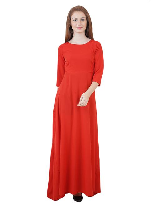 flared gown dress - 14681815 - Standard Image - 1