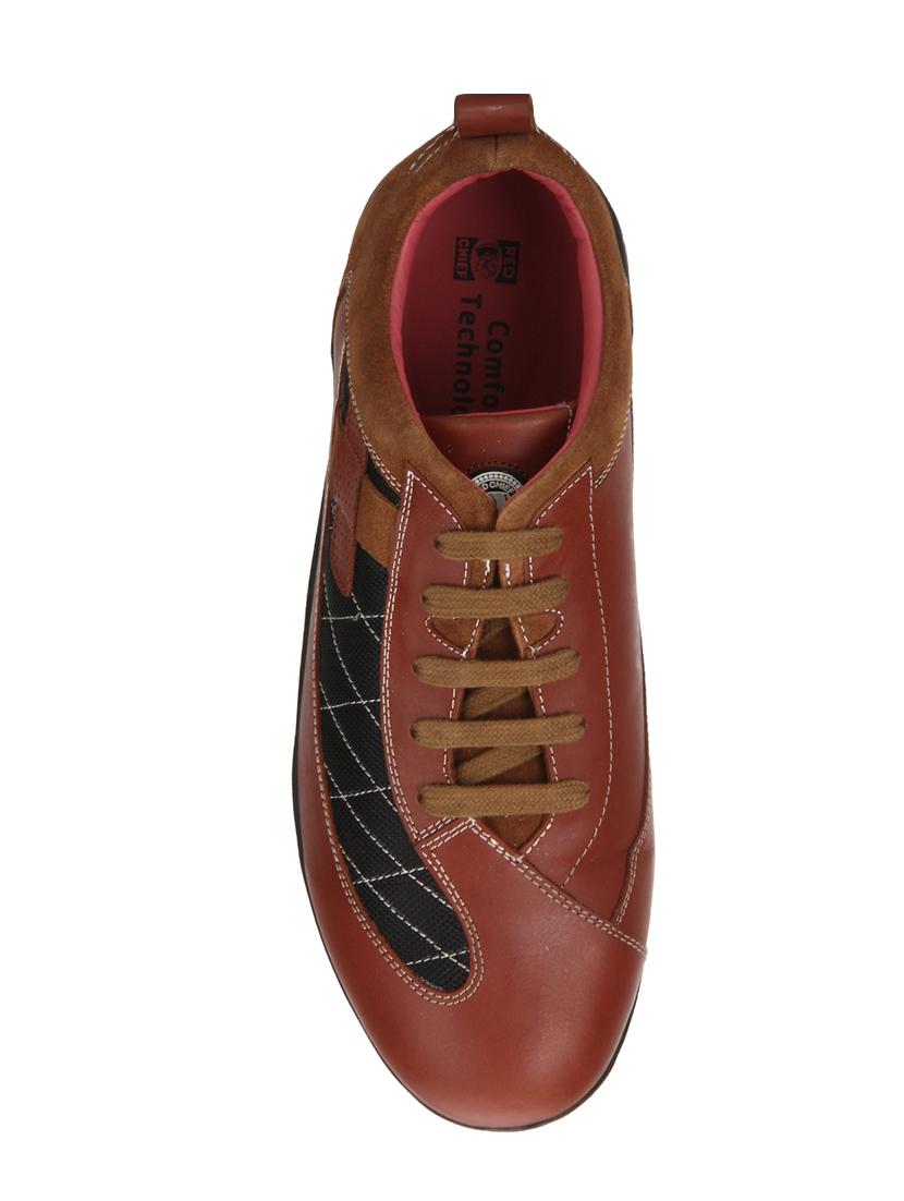 red chief brown leather lace up shoes - 14698251 - Zoom Image - 4