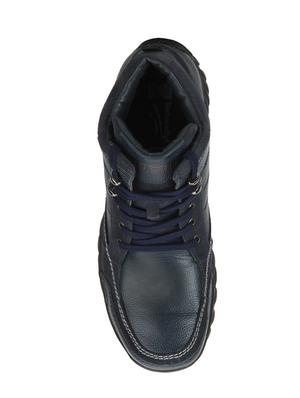 blue Leather low ankle boot - 14698257 - Standard Image - 4