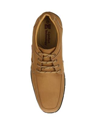 brown Leather lace-up derby - 14698268 - Standard Image - 4
