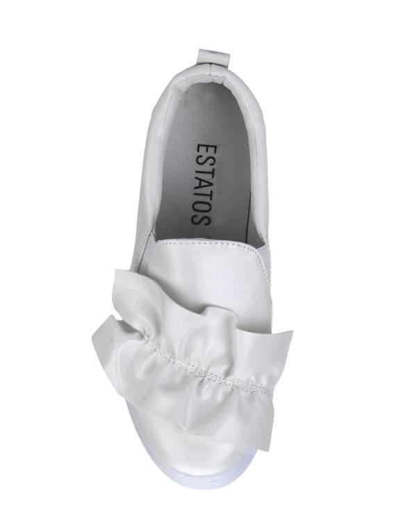 white plimsolls casual shoe - 14714842 - Zoom Image - 4