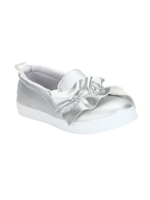 silver plimsolls casual shoe - 14714843 - Standard Image - 1