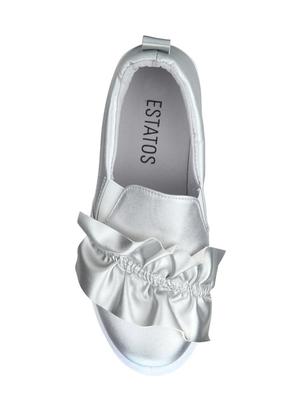 silver plimsolls casual shoe - 14714843 - Standard Image - 4
