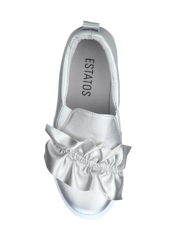 silver plimsolls casual shoe - 14714843 - Zoom Image - 4