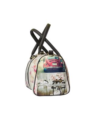 multi colored leatherette luggage - 14721102 - Standard Image - 4