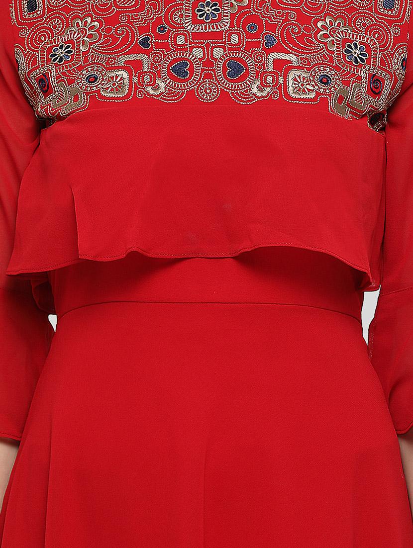 red layered dress - 14727622 - Zoom Image - 4