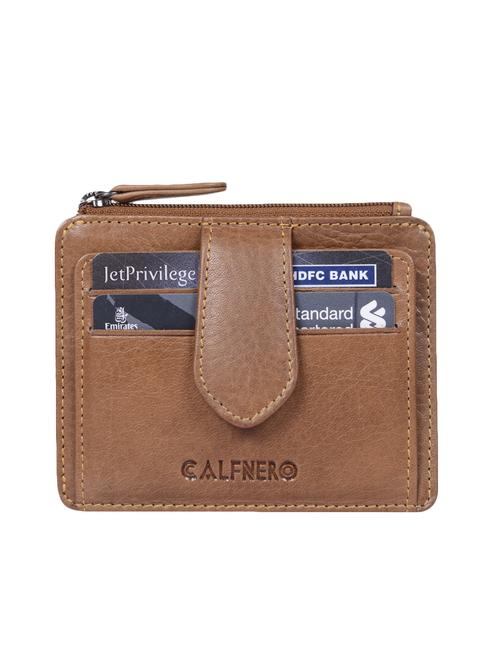 brown leather card holder - 14727928 - Standard Image - 1