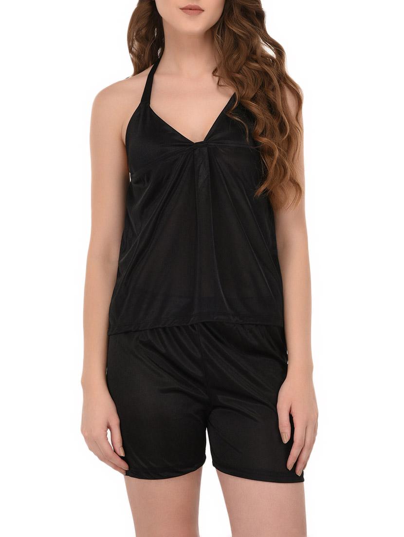 black satin nightwear set - 14732857 - Zoom Image - 4