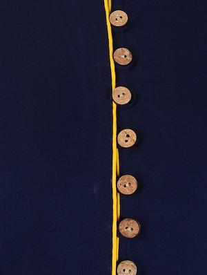 blue rayon straight kurta - 14738760 - Standard Image - 4