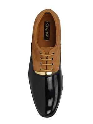 brown Suede lace-up oxford - 14740285 - Standard Image - 4