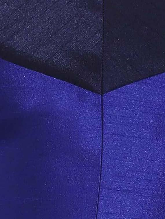 blue plain blouse - 14743787 - Zoom Image - 4
