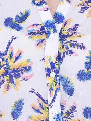 white floral shirt - 14745879 - Standard Image - 4