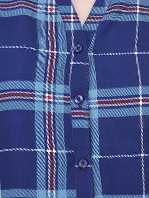 blue checkered shirt - 14745881 - Standard Image - 4