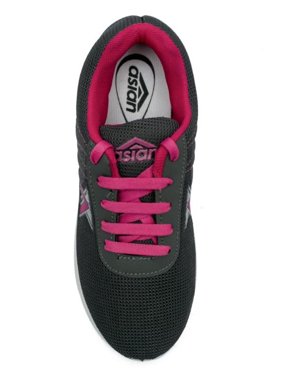 black lace-up sports shoe - 14746714 - Zoom Image - 4
