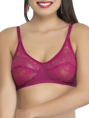 set of 3 floral lace minimizer bra - 14750997 - Standard Image - 4