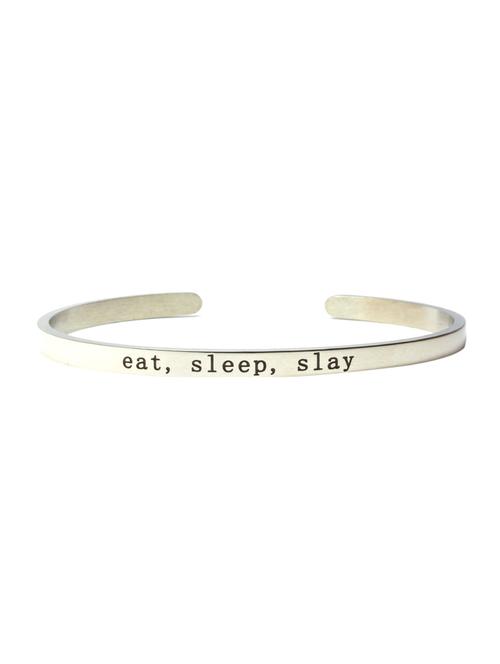 silver metal bracelet - 14758778 - Standard Image - 1