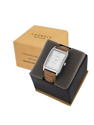 Laurels Townsman White Dial Analog Wrist Watch - 14761904 - Standard Image - 4