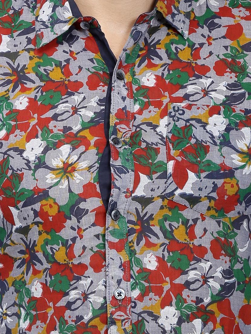 multi colored cotton casual shirt - 14762035 - Zoom Image - 4