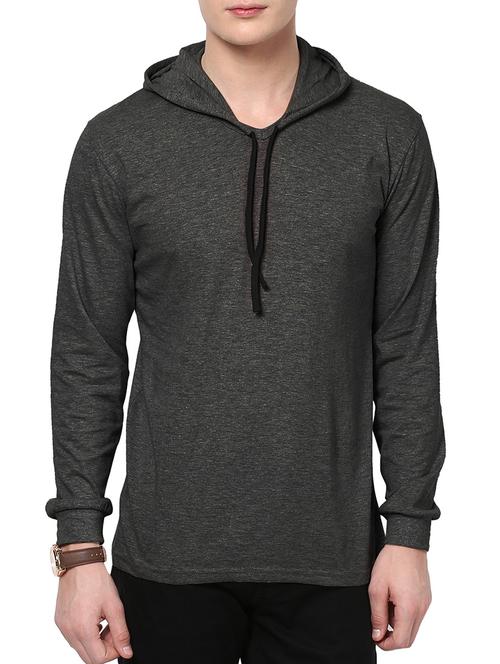 black cotton t-shirt - 14763234 - Standard Image - 1