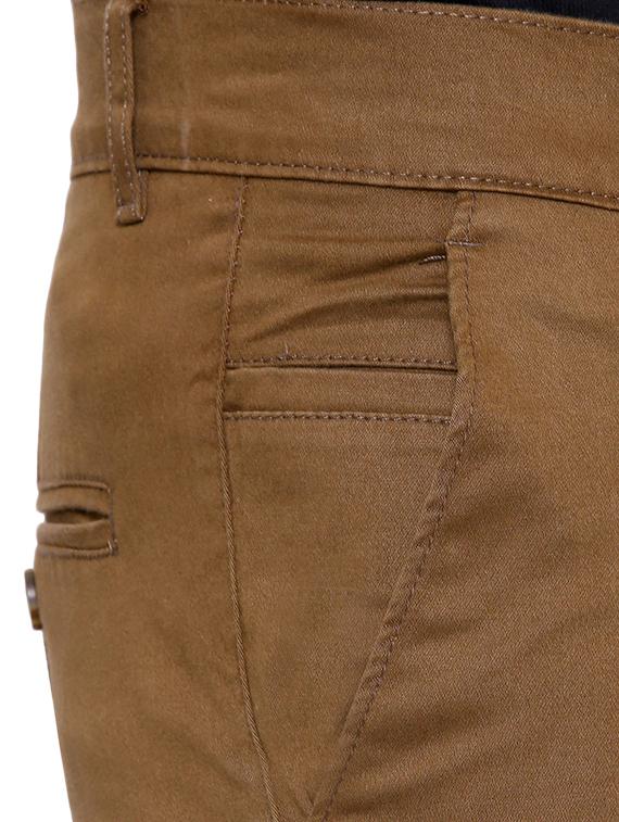 brown cotton chinos casual trouser - 14764772 - Zoom Image - 4