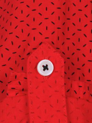 red cotton shirt - 14766599 - Standard Image - 4