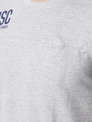 grey cotton back print t-shirt - 14770000 - Standard Image - 4