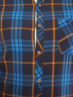 blue cotton casual shirt - 14772626 - Standard Image - 4