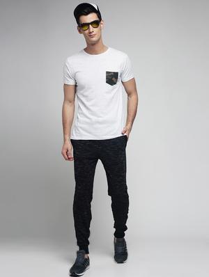 white cotton pocket t-shirt - 14773749 - Standard Image - 4