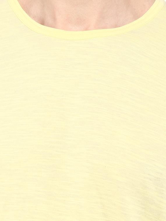 yellow cotton t-shirt - 14774628 - Zoom Image - 4