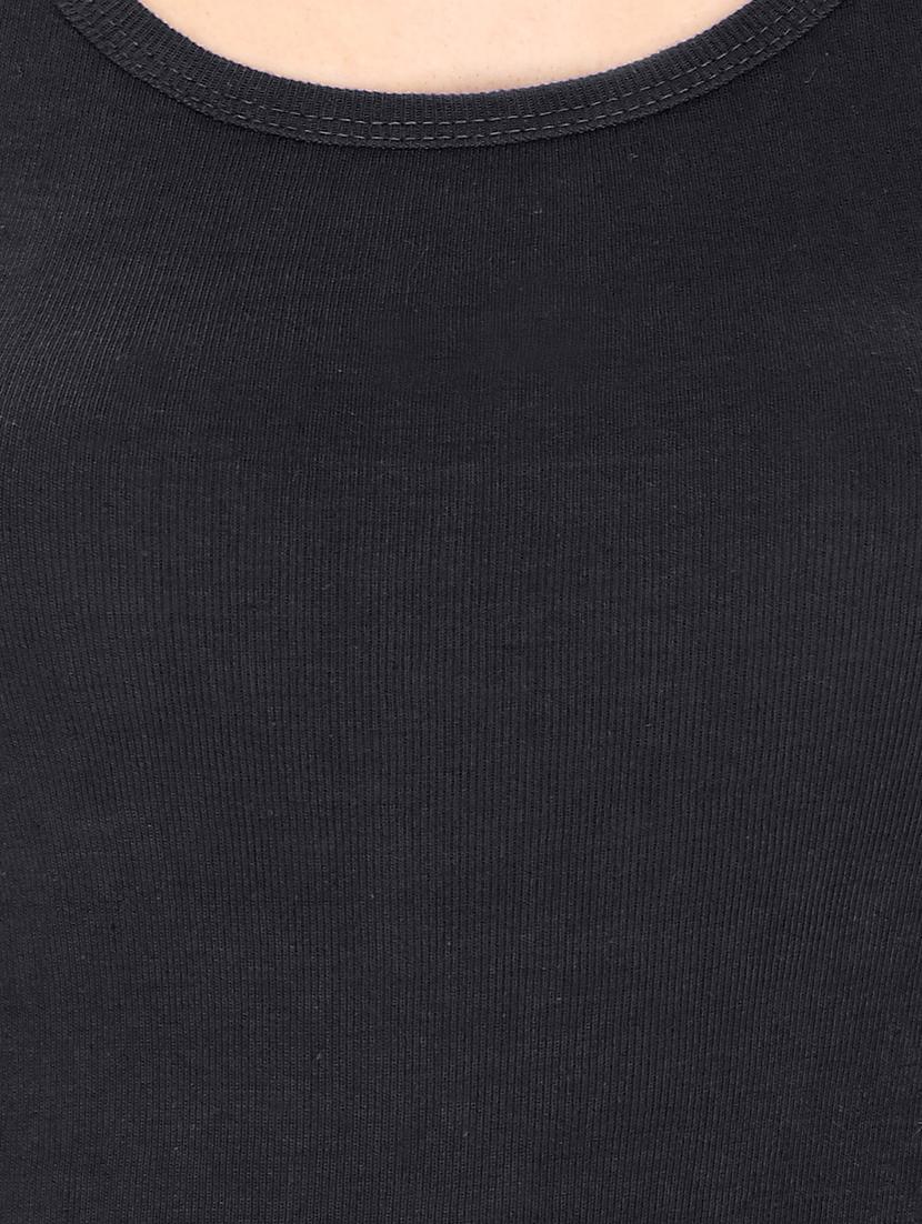 black cotton tank tee - 14774640 - Zoom Image - 4