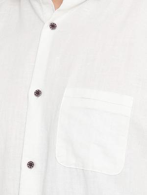 white cotton casual shirt - 14775261 - Standard Image - 4