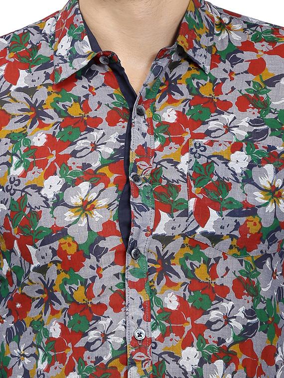 multi colored cotton casual shirt - 14777732 - Zoom Image - 4