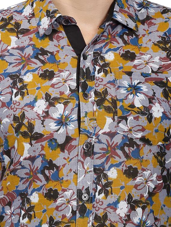 multi colored cotton casual shirt - 14777733 - Zoom Image - 4