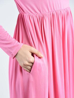 gathered maxi dress - 14778472 - Standard Image - 4