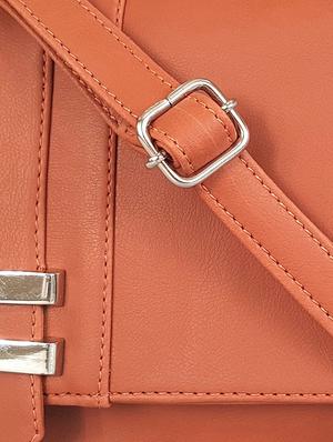 tan leatherette regular sling bag - 14790032 - Standard Image - 4