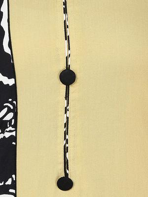 beige viscose straight kurta - 14790239 - Standard Image - 4