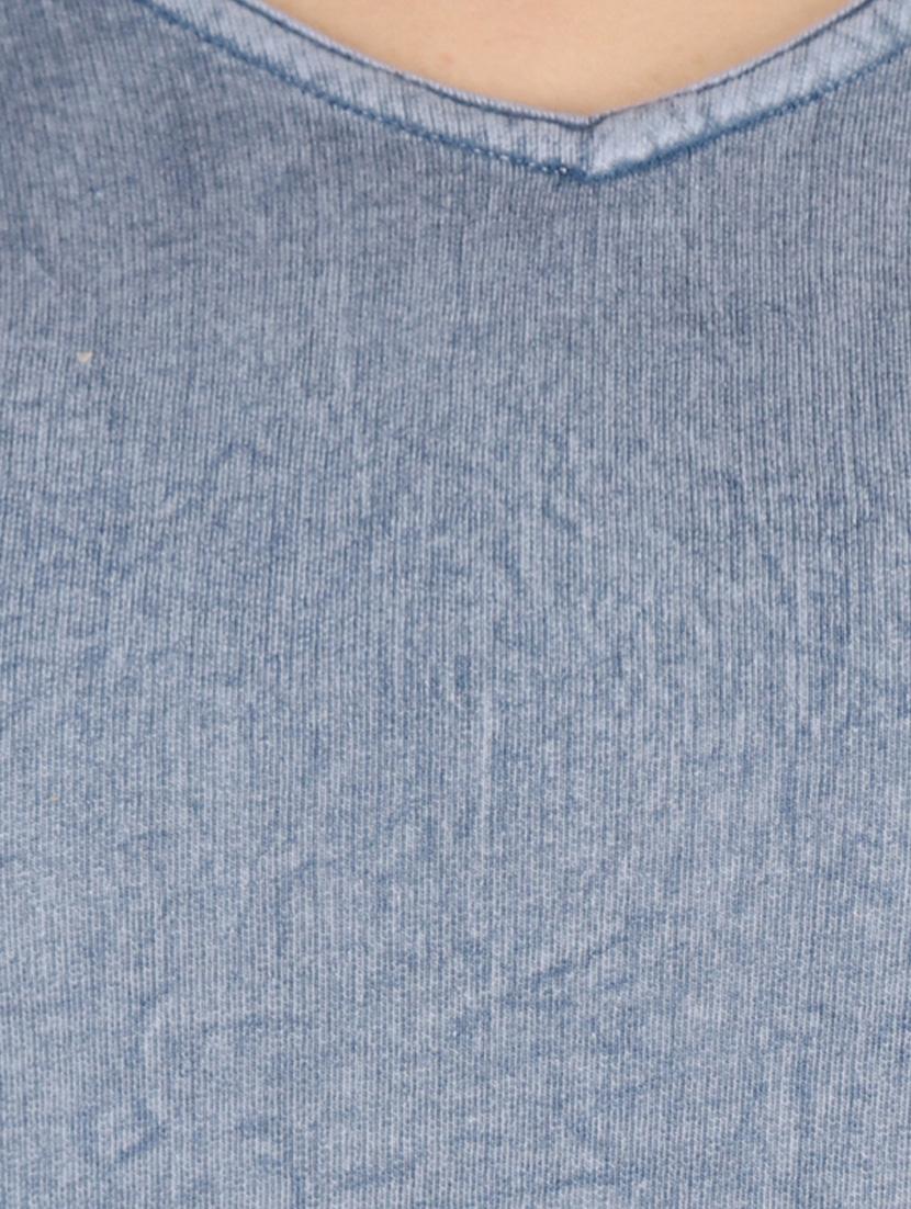 light blue jersey sheath dress - 14790594 - Zoom Image - 4