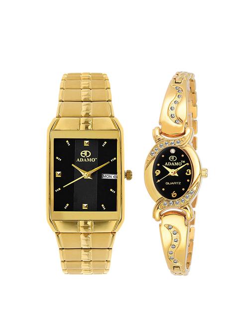 ADAMO Enchant Couple's Wrist Watch 9151-2468YM02 - 14794907 - Standard Image - 1