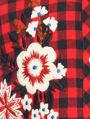 red cotton shirt - 14800533 - Standard Image - 4