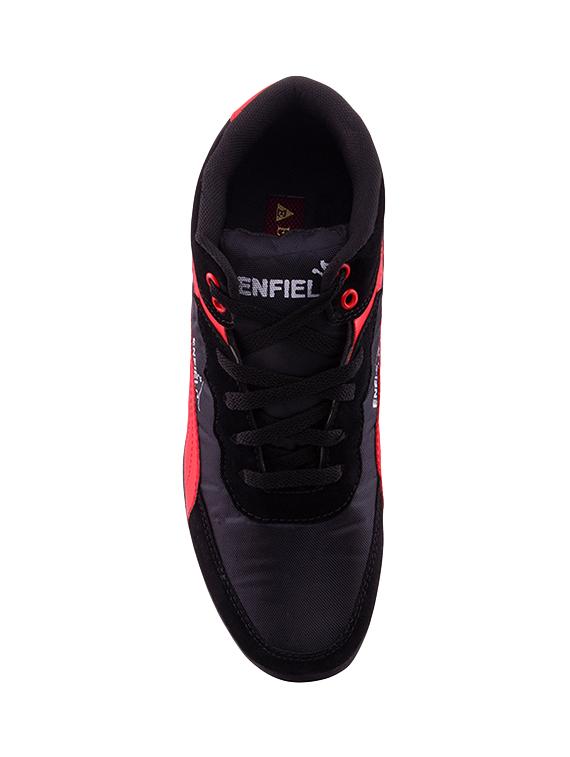black canvas lace up sneakers - 14804818 - Zoom Image - 4
