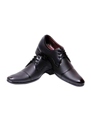 black leatherette formal derby - 14804822 - Standard Image - 4
