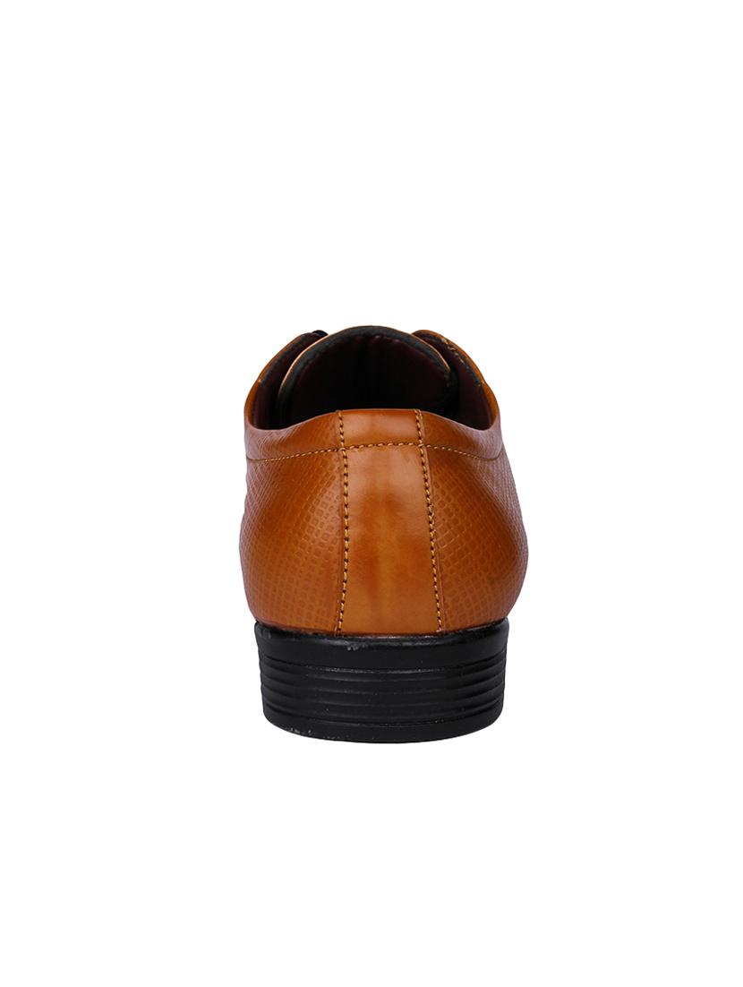 tan leatherette formal derby - 14809649 - Zoom Image - 4
