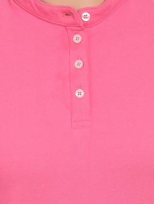 pink cotton shift dress - 14815838 - Standard Image - 4