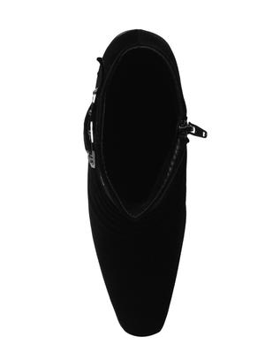 black faux leather ankle boot - 14817446 - Standard Image - 4