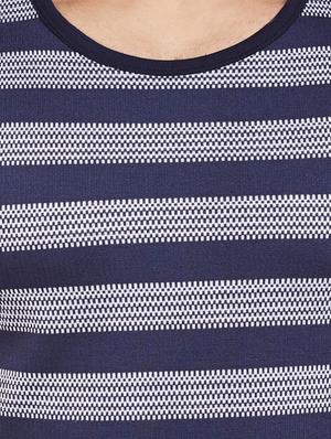 navy blue cotton t-shirt - 14818455 - Standard Image - 4