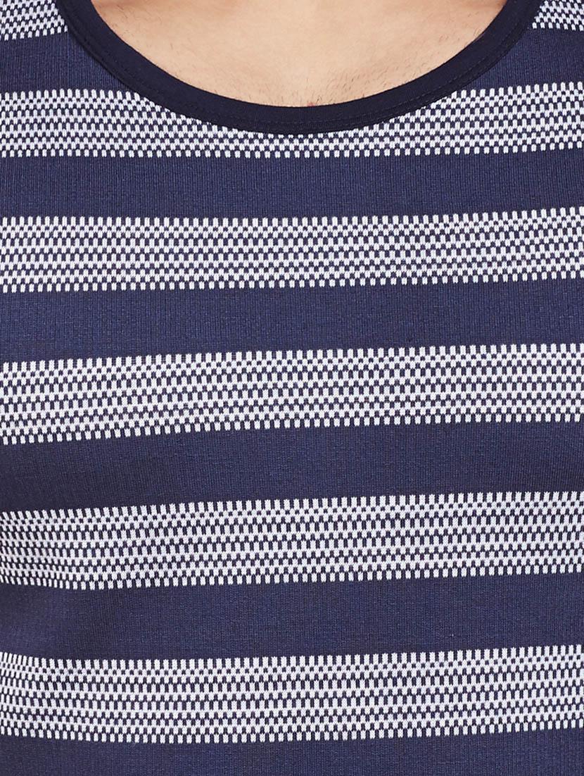 navy blue cotton t-shirt - 14818455 - Zoom Image - 4