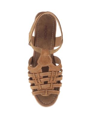 brown back strap sandal - 14840955 - Standard Image - 4