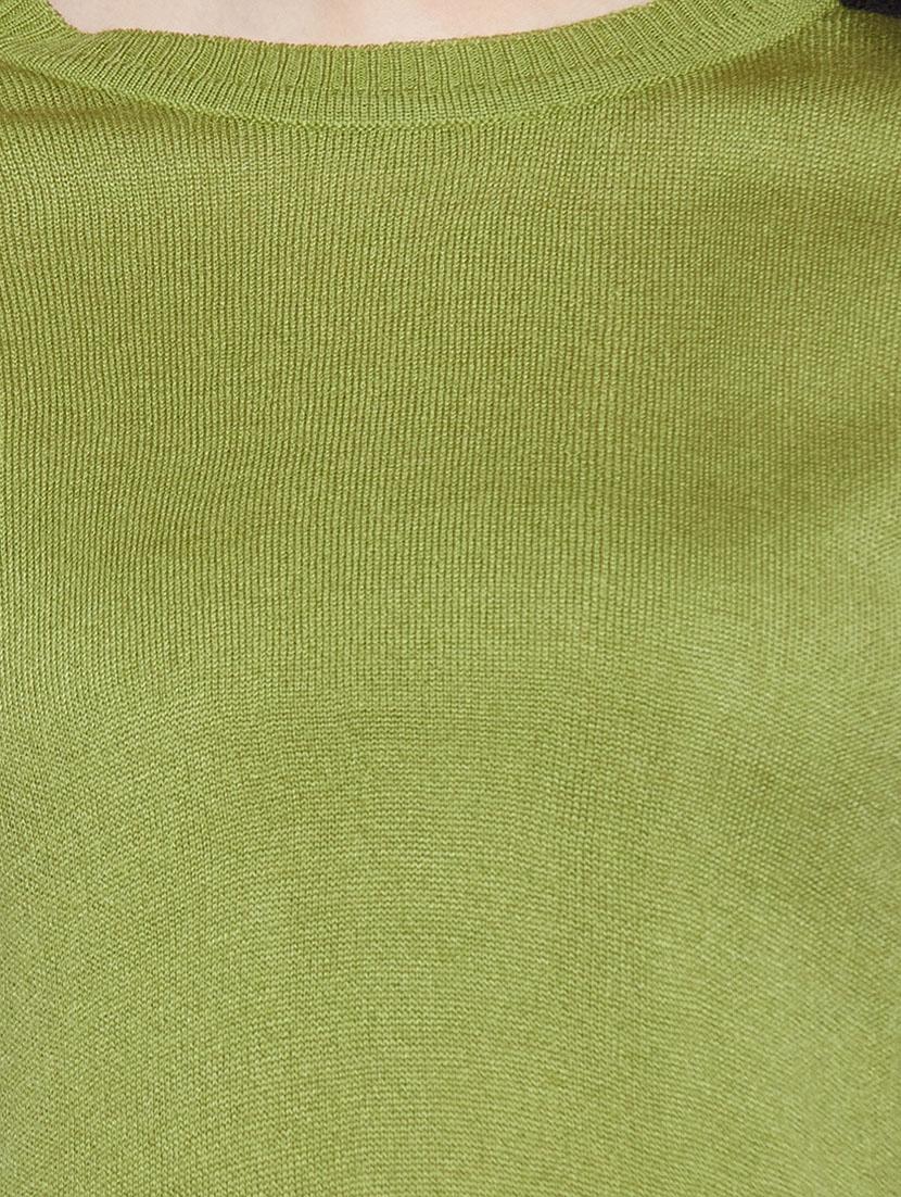 green solid pullover - 14844289 - Zoom Image - 4