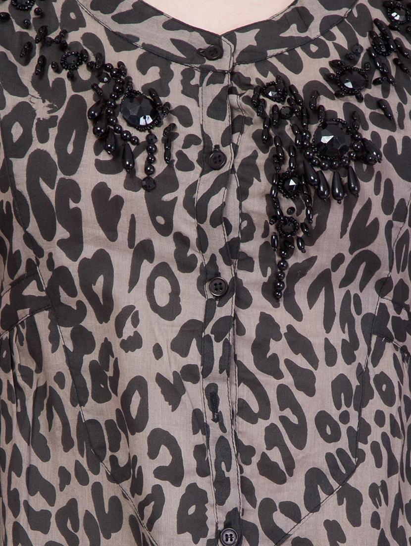 grey animal print dress - 14845709 - Zoom Image - 4