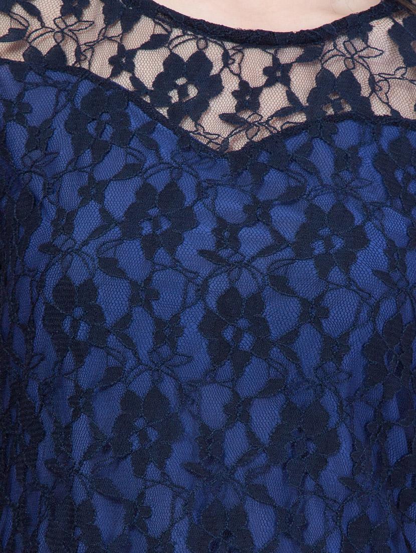 floral laced sheath dress - 14845711 - Zoom Image - 4